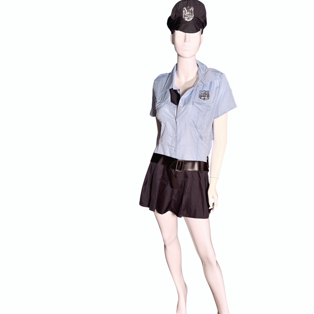 Bad cop naughty officer Halloween Costume sexy large